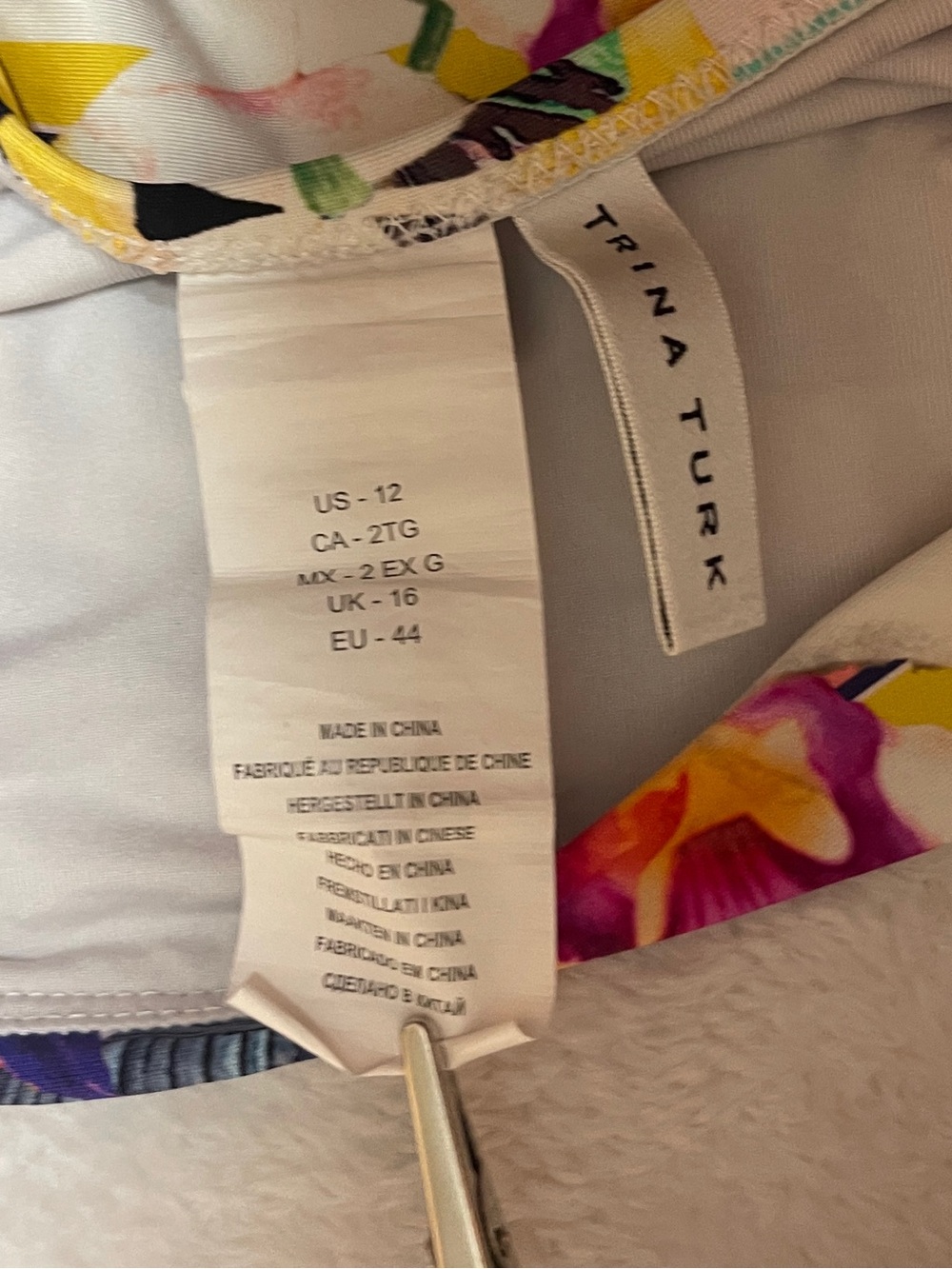 Trina Turk Treasure Cove Tankini Tropical Floral Flattering Swimsuit Beach 12 - Picture 8 of 15